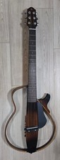 Guitarra silenciosa Yamaha SLG200S TBS con soporte