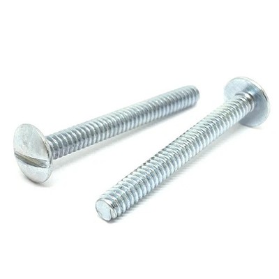 #10-32x1-1/2'' Slotted Truss Head Machine Screws Zinc (Choose Qty)