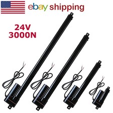 DC 24V Electric Linear Actuator Motor 3000N 660lb 2" 40" Heavy Duty Fast IP65