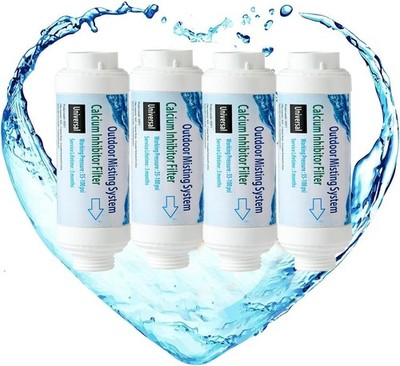  Calcium Inhibitor Filter for Misting System, Inline Garden Hose 