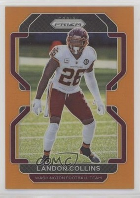 2021 Panini Prizm Orange Prizm 230/249 Landon Collins #215 0e5m