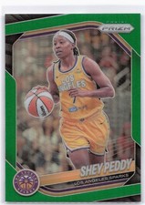 2025 Panini WNBA Prizm - Shey Peddy #136 Green Prizm Sparks