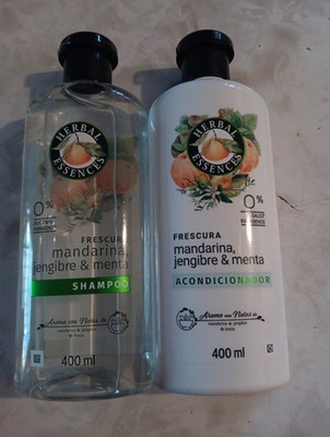  Herbal Essences Frescura Mandarine ,Jinger & Mint Shampoo/conditioner Mexican 