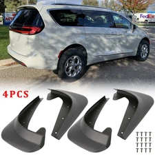 4PCS Front Rear Fender Splash Mud Guards Flaps For Chrysler Pacifica 2017-2025