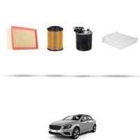 Hoffcar Set Service - 4 Filter FüR Mercedes Klasse (W176) A220 Cdi Blueeffic