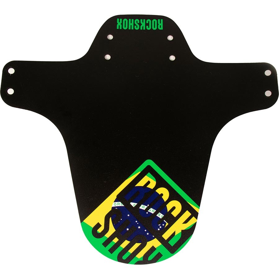 Brazil Flag 26-29 Zip Tie MTB Front Fender Durable Plastic Lightweight 7990₽