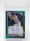 GEORGE LOMBARD JR. 2024 BOWMAN CHROME 1ST SAPPHIRE GREEN AUTO /99 Q2754