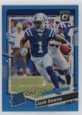 2023 Panini Donruss Optic Rated Aqua Prizm 89/299 Josh Downs #248 Rookie RC 10qe