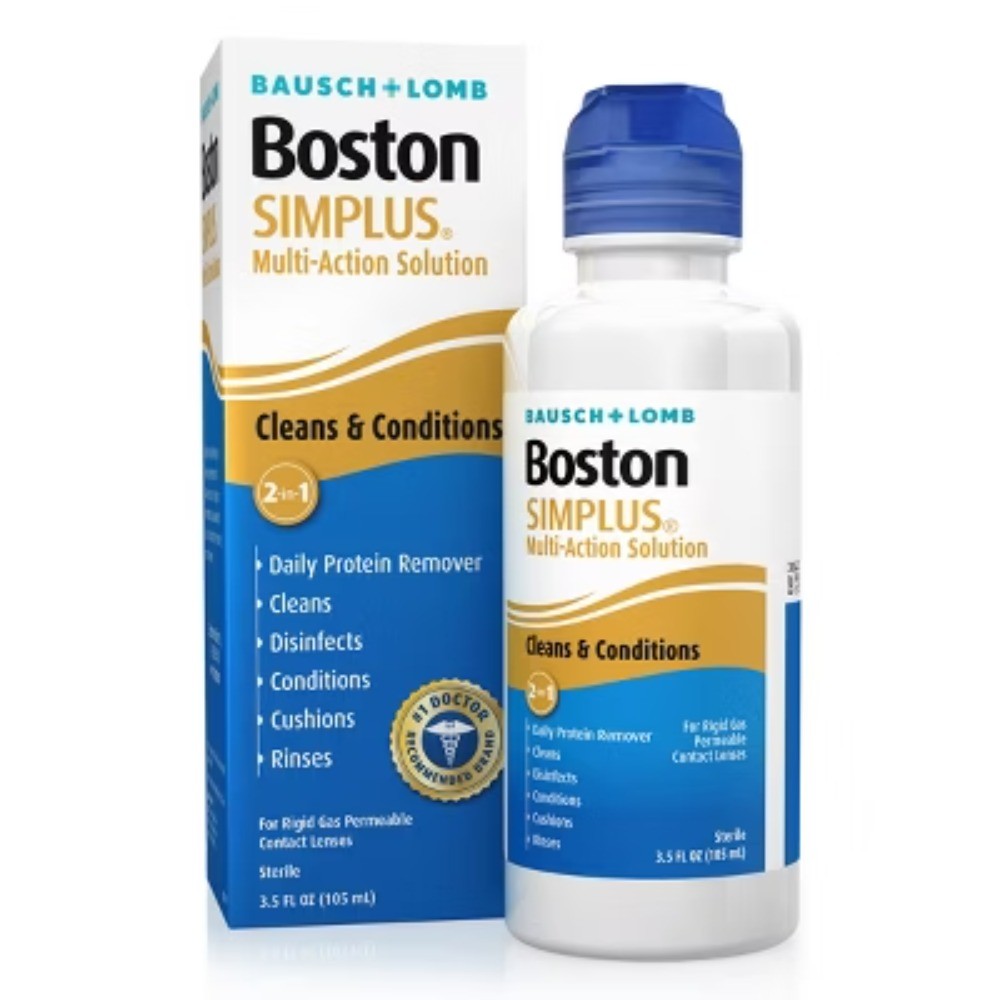 Boston Simplus Hard Contact Solution for Multipurpose Lens Care - 3.5 fl oz