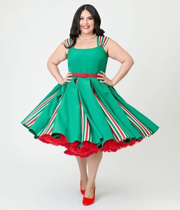 Unique Vintage Christmas Dress | eBay