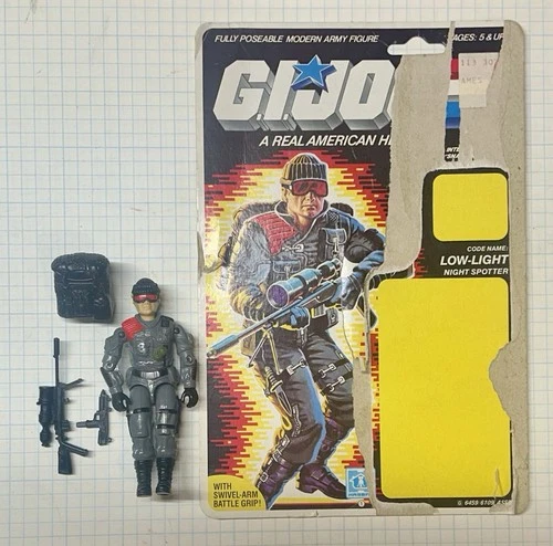 GI Joe 1986 Low-Light V1 Night Spotter Complete Accessories Hasbro Vintage ARAH