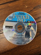 A French language learning CD - Instant Immersion French PRO Pro Suite 5 6