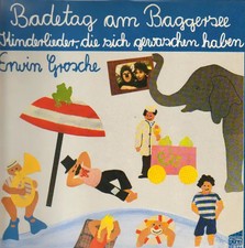 Kinder-Hörspiel Badetag am Baggersee NEAR MINT Pläne Vinyl LP