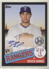 2020 Topps 1985 Topps Baseball Auto Black 150/199 Brock Burke #85A-BBE Auto 0g4