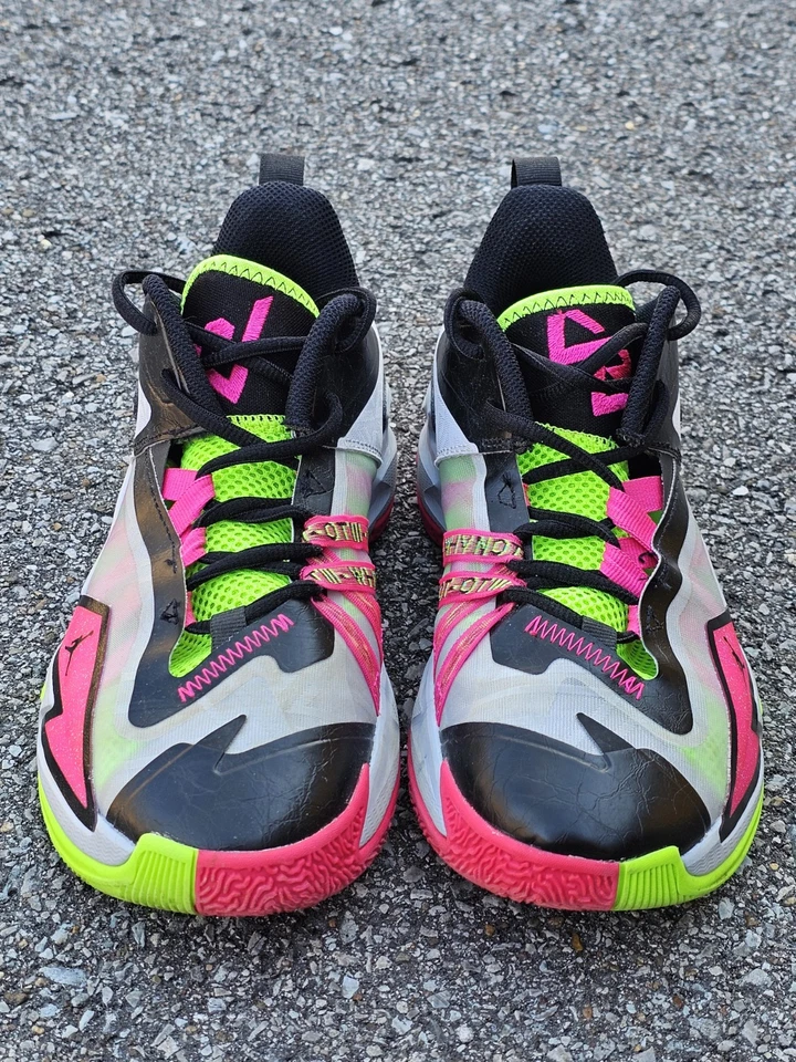 JORDAN WESTBROOK ONE TAKE (GS) Wolf Grey Pink Prime SIZE 6Y Nike air boys hoops - Image 4 of 4