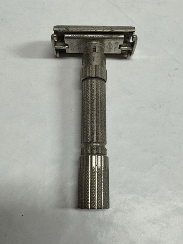 Vintage Estate Find Gillette Fatboy Adjustable Safety Razor Fat Boy