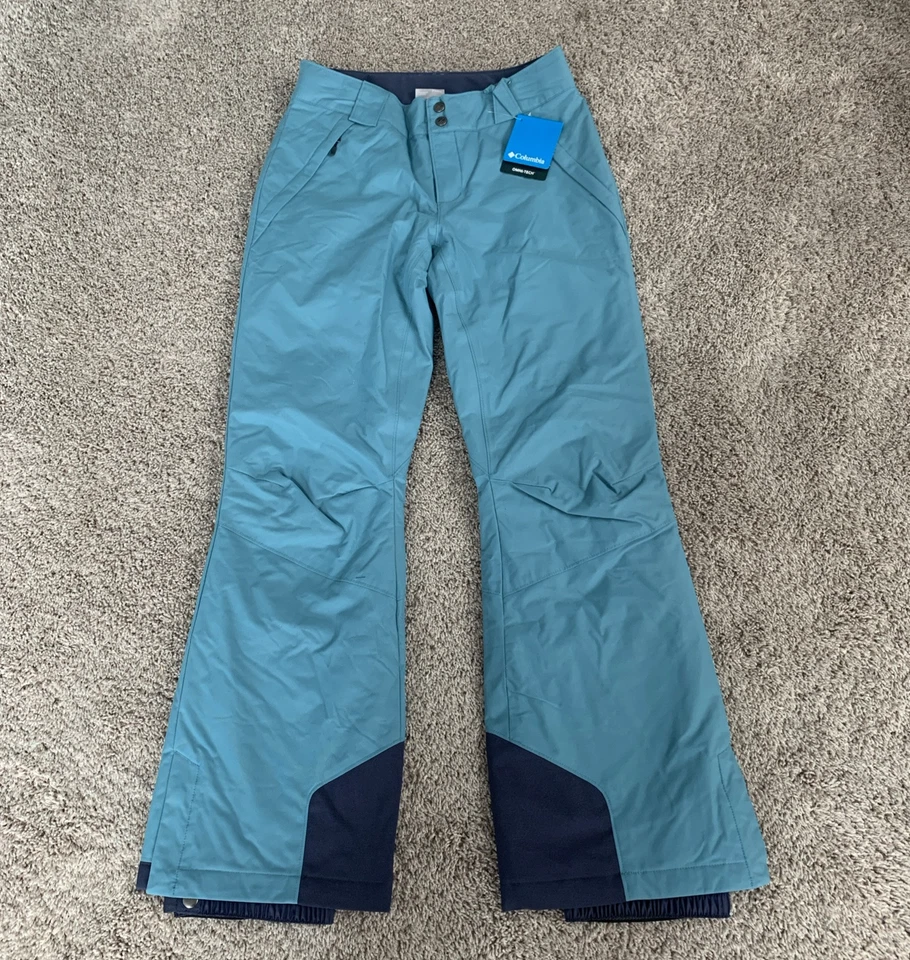 Pantalones para mujer Columbia Arctic Trip Omni-calor impermeables azul cañón PEQUEÑOS NUEVOS CON ETIQUETAS Foto 2 de 4
