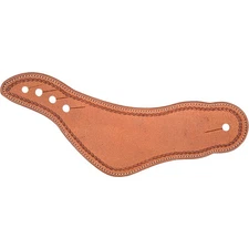 MARTIN SADDLERY Dovewing Natural Spurstraps with Rope Border Tooling (SSDWROBT)