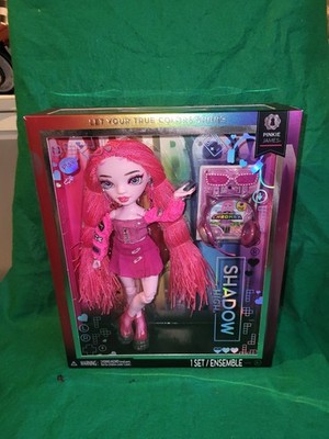 MGA Rainbow High Shadow High Serie 3 Pinkie James Pinkfarbene Modepuppe - NEU