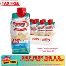 Premier Protein Shake, Cake Batter Delight, 30g Protein, 11 fl oz, 12 Ct