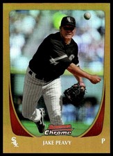 2011 Bowman Chrome GOLD REFRACTOR/50 / Jake Peavy /50