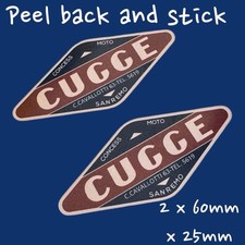 CUGGE Moto Sanremo Roller Händler Vinyl Aufkleber Vespa Li TV SX LD 