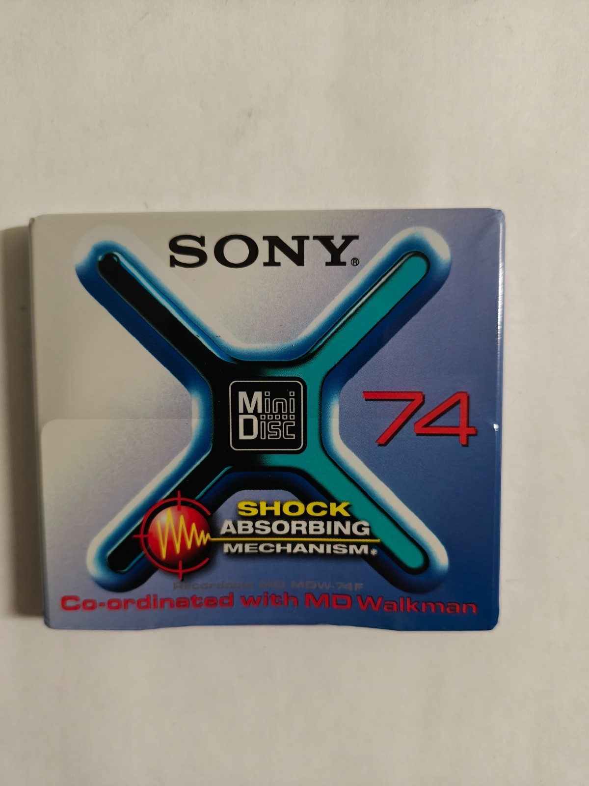 New Sony "X" MiniDiscs MDW-74F "Co-ordinated with MD Walkman