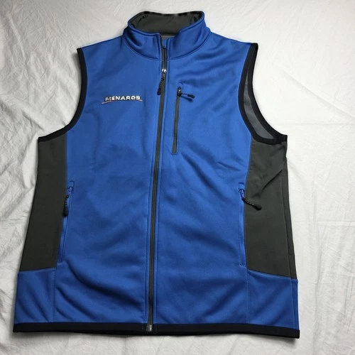 Menards Employee Vest Active Large Tall LT Blue - product listing photo
