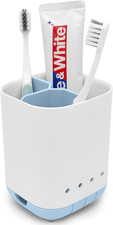 Toothbrush Holder for Bathroom,Plastic Detachable for Easy Cleaning