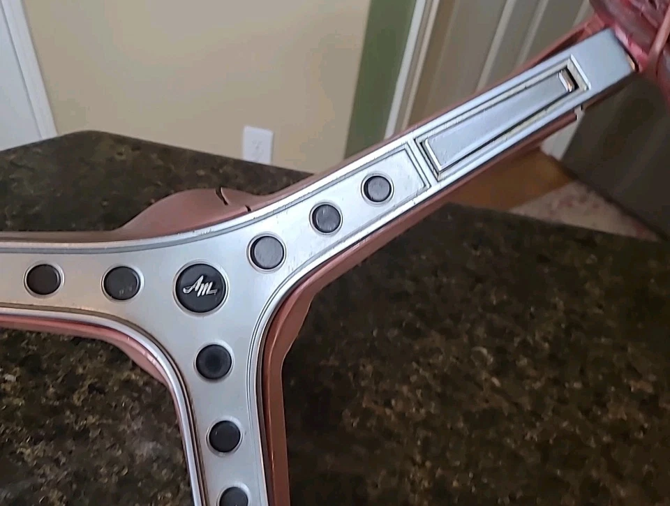 Красный руль AMC AMX JAVELIN 1968 1969 OEM нуждается в восстановлении - Изображение 3 из 4