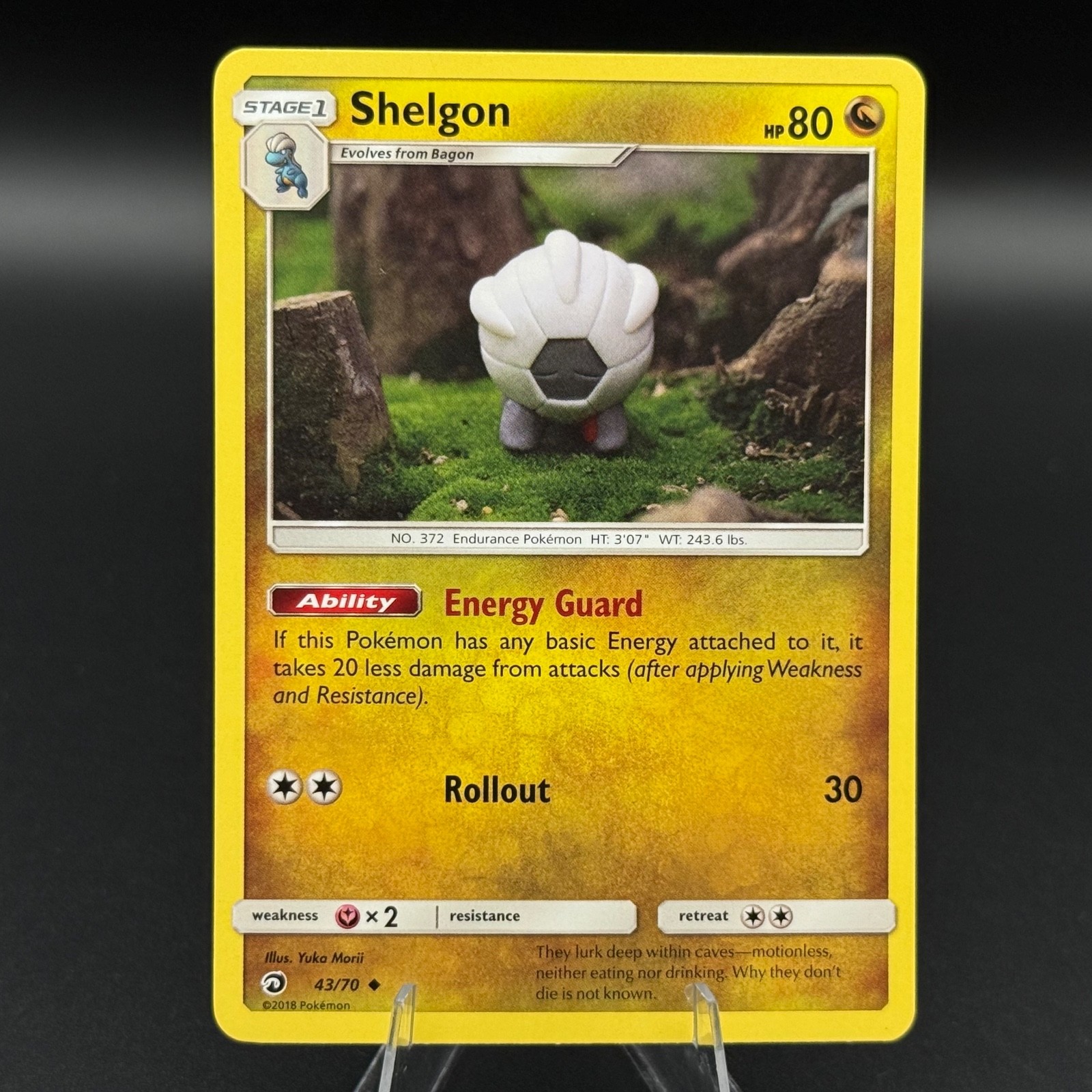 Shelgon Uncommon Dragon Majesty 43/70 NM Yuka Morii