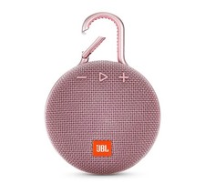 JBL Clip 3 Dusty Pink Bluetooth Speaker Open Box Damaged Manufacture Box