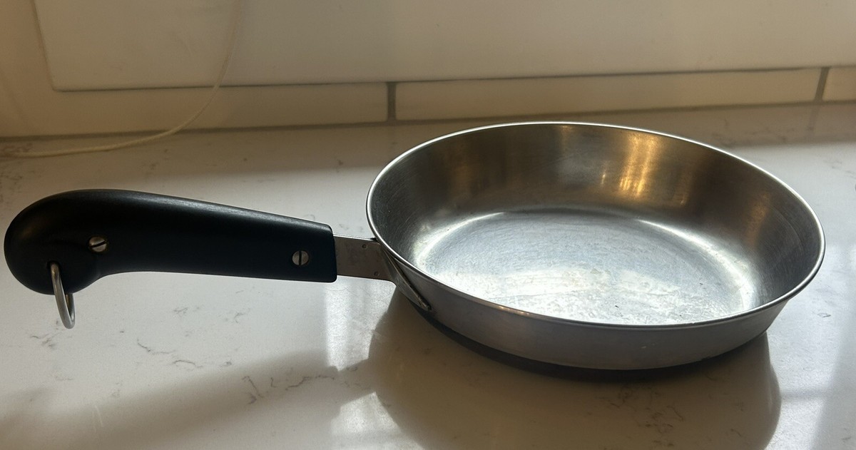Vintage Revere Ware 1801 Stainless Steel Copper Bottom 8