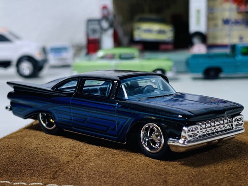 2022 Hot Wheels Chevy Bel Air 59 Impala Custom Wheel Swap 10/12mm Dollar General - Picture 17 of 18
