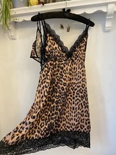 Avid Love Sexy Slip & Matching Thong New 3xl Animal Print