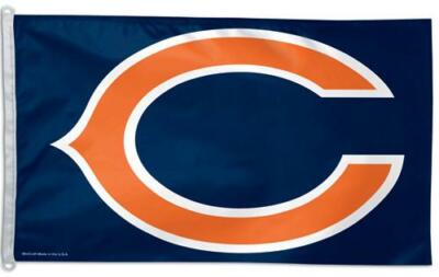 CHICAGO BEARS Classic-C-Logo-Style 3-by-5-NFL Football Team FLAG by Wincraft