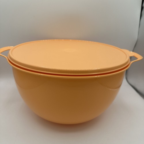 Tupperware Das ist eine Mega Schüssel 42 Tassen/10L Orange-Mango