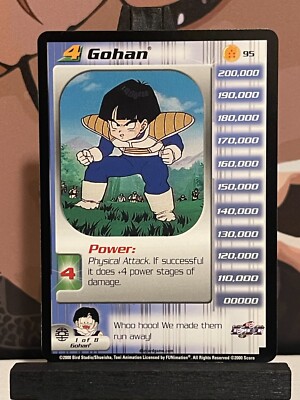 Dragon Ball Z CCG Gohan LV4 95 Frieza Saga Unlimited Rare! | eBay