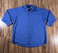 Cintas Mens Shirt 20 LJ Blue Long Sleeve Button Down