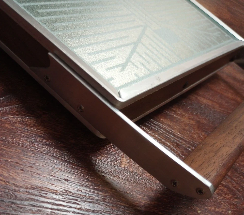 Salton Calentador de Alimentos Cosmopolitan Automático Bandeja Eléctrica Vidrio Nogal H121 y CAJA Foto 3 de 4