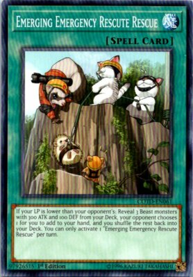 Emerging Emergency Rescute Rescue COTD-EN061 Yu-Gi-Oh! Card LP 1st Edition  