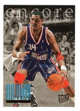 1995-96 FLEER ULTRA ENCORE HAKEEM OLAJUWON CARD #328  **NM-MT**  HOUSTON ROCKETS
