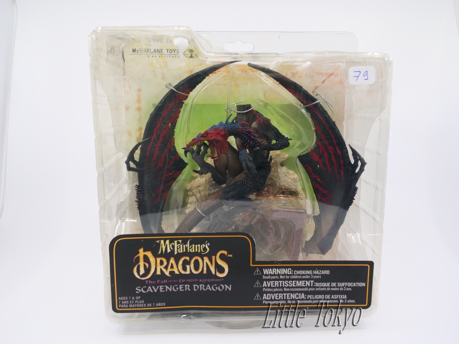 Figurine Dragon Scavenger McFarlane, Créature Ailée Détaillée Spawn sous Blister de Collection