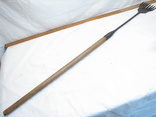 A.M. Leonard All-Poly Scoop Fork | 8 Tines, 63 Inches Long, Lightweight For Mulch, Compost & Hay