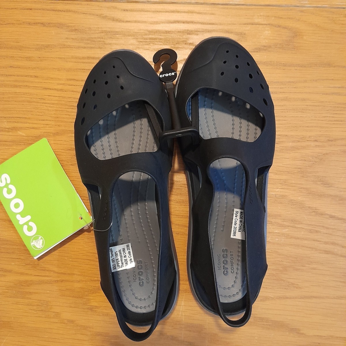 Women's CROCS Black Swiftwater Waves Shoes Size AU5 US5 UK3 UK