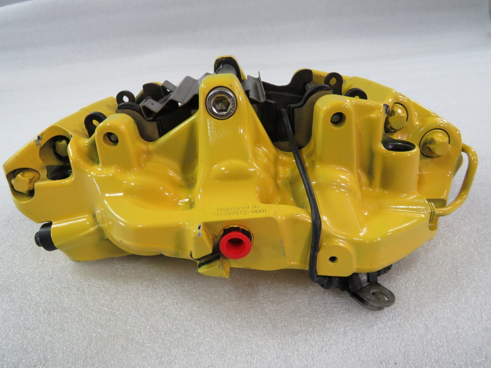 McLaren 720S, RH, Right, Front Brake Caliper, Yellow, Used, P/N 14CA088CP