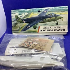 SDG VTG Airfix 105 A.W. Seahawk AW Jet Airplane Plane 1/72 Model Kit Complete