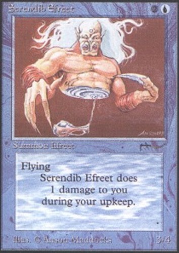 [1x] Serendib Efreet Near Mint, English Arabian Nights MTG Magic