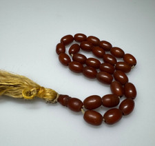 14.5 Grams Antique Bakelite Rosary Prayer Beads Marbled.