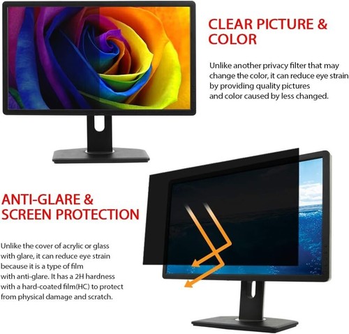 Waryong Anti-Blue Light Film for Monitors/Screens 20” (17.4"x9.8") ~ NEW - Picture 4 of 14